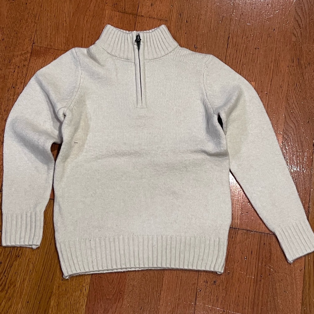 Kids Off-White Zip-Up Sweater